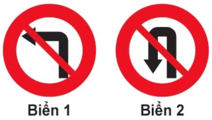 Hình câu 313, 314, 315 bộ 600 câu, Cục CSGT: Cấm rẽ trái và cấm quay đầu xe