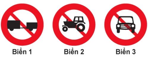 Hình câu 342 bộ 600 câu, Cục CSGT: Biển cấm không có hiệu lực với ô tô tải không kéo moóc