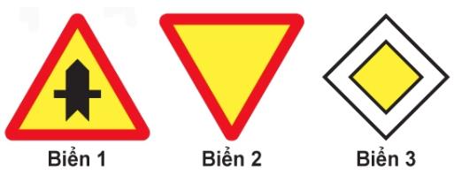 Hình câu 381, 382, 383 bộ 600 câu, Cục CSGT: Giao nhau với đường ưu tiên và đường không ưu tiên