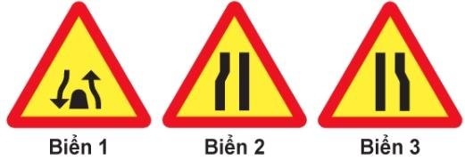Hình câu 385 bộ 600 câu, Cục CSGT: Đường bị thu hẹp: nhường xe đi ngược chiều