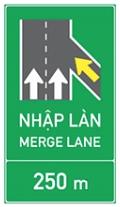 Hình câu 465 bộ 600 câu, Cục CSGT: Nhập làn xe cách 250 m