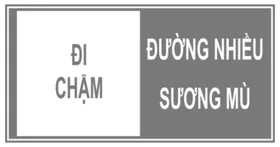 Biển I.445c biển báo kiểu mô tả tình trạng đường, hình trong QCVN 41:2024 (ảnh xám từ Công báo)